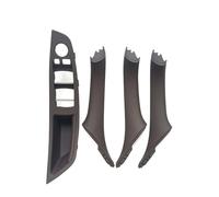 Tjxtixle Car Inner Door Handle LHD RHD Interior Door Armrest Handle Panel Pull Trim Cover Set for BMW 5 Series F10 F11 520i 523i 520d 525d 530d 535 Car Inner Handle(LHD Moka 4X)