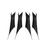 Tjxtixle Car Interior Trim for BMW 5 Series G30 Accessories Car Interior Door Panel Grab Handle Covers Carbon Fiber Armrest Protective Trim Car Styling Car Interior(Black 4 Pieces)