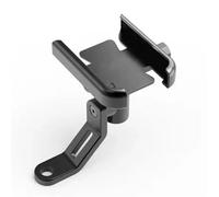 Tjxtixle GPS Navigation Plate Bracket For SYM JP150 GR125 For Fiddle 3 For FNX150 For Maxsym 400i 600i Motorcycle Handlebar Mobile Phone Holder GPS Stand Bracket(Mirror type Black)