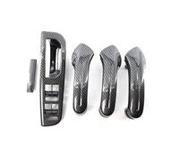 Tjxtixle Interior Door Handle for VW for Bora for Golf 4 MK4 for Jetta 1999-2004 1J0867171A Style Interior Grab Handle Inside Door Cover Frame(Carbon Fiber)