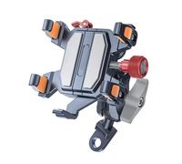Tjxtixle Navigation Bracket Alloy Motorcycle Phone Holder Universal Motos Shock Absorption Mobile Phone Holder Navigation Holder Motorcycle Accessories Navigation Mount Bracket(TX02-Z)