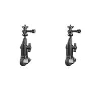 Tjxtixle Navigation Bracket For Insta 360 For X2 For X3 For X4 Go Pro 12 11 10 Motorcycle Bicycle Holder 360 Rotating Bicycle Handlebar Stand Moto Navigation Mount Bracket(2Piece)