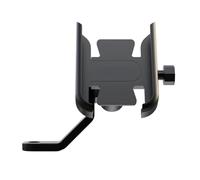 Tjxtixle Navigation Bracket Rotary Bicycle Scooter Racing Riding Accessories Motorcycle Mobile Phone Holder 4-6.5 Inch Screen Handlebar Mirror Base 360 ° Navigation Mount Bracket(Mirror Base Black)