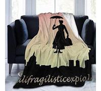 tjxu Soft And Comfortable Lightweight Sofa Bed Blanket For All Seasons Mary Poppins Throw Blanket Best Gift For Kids And Adults Traveling Car Office Camping 150 x 200CM