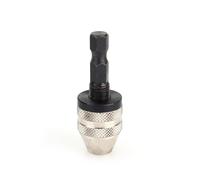 TJXZCBNML 2Pcs for 1/4" 0.3~3.6mm Keyless Drill Bit Chuck Hex Shank Adapter Converter Industrial Tools Drill Chuck