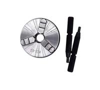 TJXZCBNML For K01-63 63mm Lathe Mini Chuck 3 Jaws Woodworking Hand with Mounting Thread Screw Rod Self-Centering Tool Drill chuck