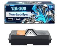 TK-100 Toner Cartridges Compatible for Kyocera FS-1500 KM-1500 Printers, With Chip Large Capacity 7000 Pages (4 Pack Black)
