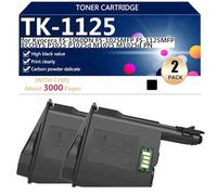 TK-1125 Toner Cartridges with Chip for Kyocera FS-1060DN FS-1025MFP FS-1125MFP P1025 P1025d M1025 Printers, for School Hospital and Bank, 3000 Pages,Black-2 pack