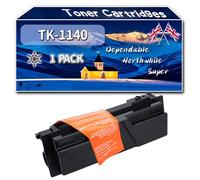 TK-1140 Toner Cartridges Compatible for Kyocera ECOSYS M2035dn M2535dn Printers, High-Definition Printing Effect with Chip, 7200 Pages (1 Pack Black)