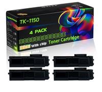 TK-1150 Compatible for Kyocera Toner Cartridge with Chip ECOSYS M2135dn M2635dn M2735dw P2235dn P2235dw P2335d Printers (4 Pack Black)