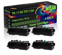 TK-1150 TK1150 Compatible for Kyocera Toner Cartridge with Chip M2135dn P2235dn P2235dw M2635dw M2635dn M2735dn M2135 Printers (4 Pack Black)