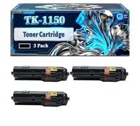 TK-1150 Toner Cartridge Compatible for Kyocera ECOSYS M2135dn M2635dn M2635dw M2735dw P2235dn P2235dw Printers, With Chip Large Capacity 3000 Pages (3 Pack Black)