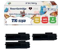 TK-1150 Toner Cartridge Compatible for Kyocera ECOSYS M2135dn M2635dn M2735dw P2235dn P2235dw P2335d P2335dn Printers, with Chip, High Yield 3000 Pages, High-Definition Printing (3 Pack Black)