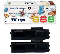 TK-1150 Toner Cartridge Compatible for Kyocera ECOSYS M2135dn M2635dn M2735dw P2235dn P2235dw P2335d P2335dn Printers, with Chip, High Yield 3000 Pages, High-Definition Printing (2-Pack Black)