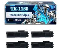 TK-1150 Toner Cartridges Compatible for Kyocera ECOSYS M2135dn M2635dn M2735dw P2235dn P2235dw P2335d P2335dn Printers, With Chip Large Capacity 4000 Pages (4 Pack Black)