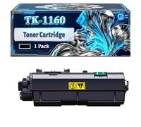 TK-1160 Toner Cartridge Compatible for Kyocera ECOSYS P2040dn P2040dw Printers, With Chip Large Capacity 7200 Pages (1 Pack Black)
