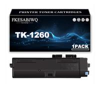 TK-1260 Toner Cartridges for Kyocera ECOSYS PA4000x PA4000wx Printer, TK1260 1T0C150NL0 Toner Cartridge Replacement | High Yield | 10000 Pages,Black-1 Pack
