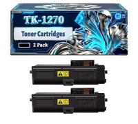 TK-1270 Toner Cartridges Compatible for Kyocera ECOSYS MA4000fx MA4000wifx MA4000x Printers, With Chip Large Capacity 20000 Pages (2-Pack Black)