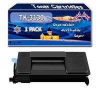 TK-3130 Toner Cartridges Compatible for Kyocera ECOSYS M3550idn M3560idn FS-4200DN FS-4300DN Printers, High-Definition Printing Effect with Chip, 35000 Pages (1 Pack Black)