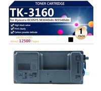 TK-3160 Toner Cartridge Compatible for Kyocera ECOSYS M3040idn M3540idn Printer, Clear and Sharp, Quick to Adapt,Black-1 pack