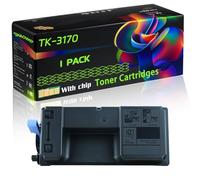TK-3170 Compatible for Kyocera Toner Cartridges with Chip ECOSYS M3860idn M3860idnf P3050dn P3055dn P3060dn P3150dn Printers (1 Pack Black)