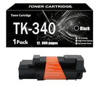 TK-340 Toner Cartridge Compatible For Kyocera Black with Chip | Replacement for Kyocera FS-2020D FS-K4350 High Capacity 12,000 Pages,1pcs