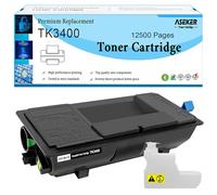 TK-3400 TK3400 Toner Cartridge 1T0C0Y0NL0 Compatible for Kyocera ECOSYS PA4500 PA4500x MA4500 MA4500x MA4500fx Printers High Yield 12500 Pages ( Black )