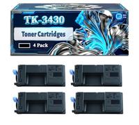 TK-3430 Toner Cartridges Compatible for Kyocera EcoSys MA5500ifx PA5500x Printers, With Chip Large Capacity 35000 Pages (4 Pack Black)