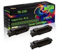 TK-350 Compatible for Kyocera Toner Cartridge with Chip FS-3540MFP FS-3640MFP FS-3920DN Mita Printers (3 Pack Black)