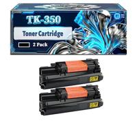TK-350 Toner Cartridge Compatible for Kyocera FS-2020DN FS-3040MFP FS-3040MFP+ FS-3140MFP FS-3540MFP FS-3640MFP FS-3920DN Mita Printers (2-Pack Black)