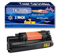TK-350 Toner Cartridges Compatible for Kyocera FS-3040MFP FS-3040MFP+ FS-3140MFP FS-3540MFP Printers, High-Definition Printing Effect with Chip, 25000 Pages (1 Pack Black)