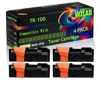 TK-4105 Compatible for Kyocera Toner Cartridge with Chip TASKalfa 1800 TASKalfa 1801 2200 Printers (4 Pack Black)