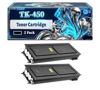 TK-450 Toner Cartridge Compatible for Kyocera FS-6970DN Printers, With Chip Large Capacity 15000 Pages (2-Pack Black)