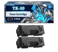 TK-50 Toner Cartridge Compatible for Kyocera FS-1900 Printer, With Chip Large Capacity 15000 Pages (2-Pack Black)