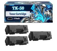 TK-50 Toner Cartridge Compatible for Kyocera FS-1900 Printers, With Chip Large Capacity 15000 Pages (3 Pack Black)