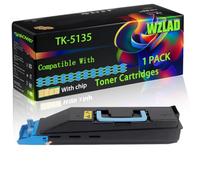 TK-5135 Compatible for Kyocera Toner Cartridges with Chip TASKAlfa 260 Series TASKAlfa 265 ci TASKAlfa 266 Printers (1 Pack Cyan)