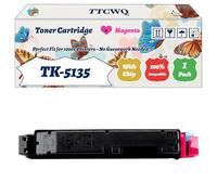 TK-5135 Toner Cartridge Compatible for Kyocera TASKalfa 265ci Printers, with Chip, High Yield 10000 Pages, High-Definition Printing (1 Pack Magenta)
