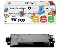 TK-5135 Toner Cartridge Compatible for Kyocera TASKalfa 265ci Printers, with Chip, High Yield 10000 Pages, High-Definition Printing (1 Pack Black)