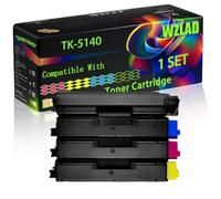 TK-5140 Compatible for Kyocera Toner Cartridge with Chip ECOSYS M6030cdn M6530cdn P6130cdn Printers (4-Pack BK/C/M/Y)