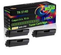 TK-5140 Compatible for Kyocera Toner Cartridge with Chip ECOSYS M6030cdn M6530cdn P6130cdn Printers (3 Pack Black)