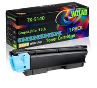 TK-5140 Compatible for Kyocera Toner Cartridge with Chip ECOSYS M6030cdn M6530cdn P6130cdn Printers (1 Pack Cyan)