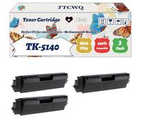 TK-5140 Toner Cartridge Compatible for Kyocera ECOSYS M6030cdn M6530cdn P6130cdn P6530cdn Printers, with Chip, High Yield 7000 Pages, High-Definition Printing (3 Pack Black)