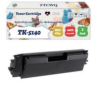 TK-5140 Toner Cartridge Compatible for Kyocera ECOSYS M6030cdn M6530cdn P6130cdn P6530cdn Printers, with Chip, High Yield 7000 Pages, High-Definition Printing (1 Pack Black)