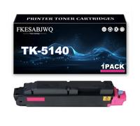 TK-5140 Toner Cartridge, TK-5140K TK-5140C TK-5140M TK-5140Y Toner Cartridges for Kyocera ECOSYS M6030cdn M6530cdn P6130cdn Printer,Magenta-1 Pack