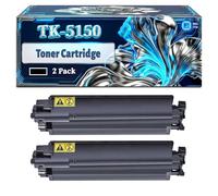 TK-5150 Toner Cartridge Compatible for Kyocera ECOSYS M6035cidn M6535cidn P6035cdn P6535cidn Printers, With Chip Large Capacity 12000 Pages (2 Pack Black)