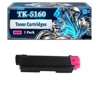 TK-5160 Toner Cartridges Compatible for Kyocera EcoSys P7040cd P7040cdn Printers, With Chip Large Capacity 26000 Pages (1 Pack Magenta)