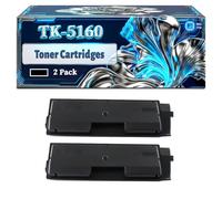 TK-5160 Toner Cartridges Compatible for Kyocera EcoSys P7040cd P7040cdn Printers, With Chip Large Capacity 26000 Pages (2 Pack Black)