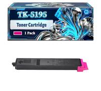 TK-5195 Toner Cartridge Compatible for Kyocera TASKalfa 306ci 308ci Printers, With Chip Large Capacity 15000 Pages (1 Pack Magenta)