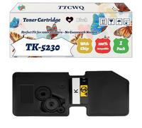 TK-5230 Toner Cartridge Compatible for Kyocera ECOSYS M5521cdn M5521cdw P5021cdn P5021cdw Printers, with Chip, High Yield 2600 Pages, High-Definition Printing (1 Pack Black)