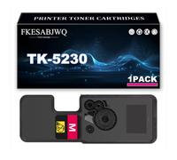 TK-5230 Toner Cartridge, TK-5230K TK-5230C TK-5230M TK-5230Y Toner Cartridges for Kyocera ECOSYS P5021cdn P5021cdw M5521cdn M5521cdw Printer,Magenta-1 Pack